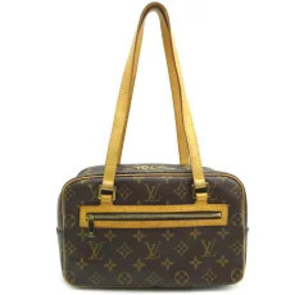 Louis Vuitton Cite Shoulder Bag Monogram Ebene Brown